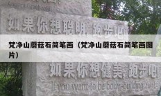 梵凈山蘑菇石簡(jiǎn)筆畫（梵凈山蘑菇石簡(jiǎn)筆畫圖片）